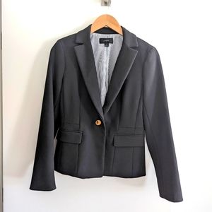 J. Crew Mayfair Blazer Black Peplum 4 season stretch sz 4